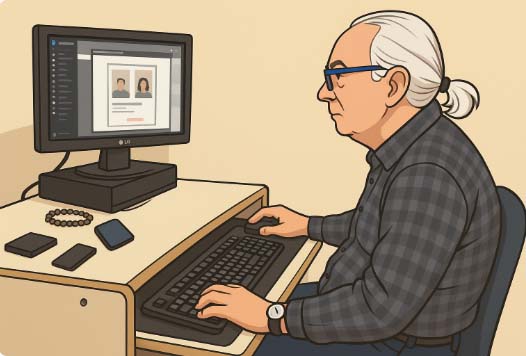 Ilustración artística de Manuel